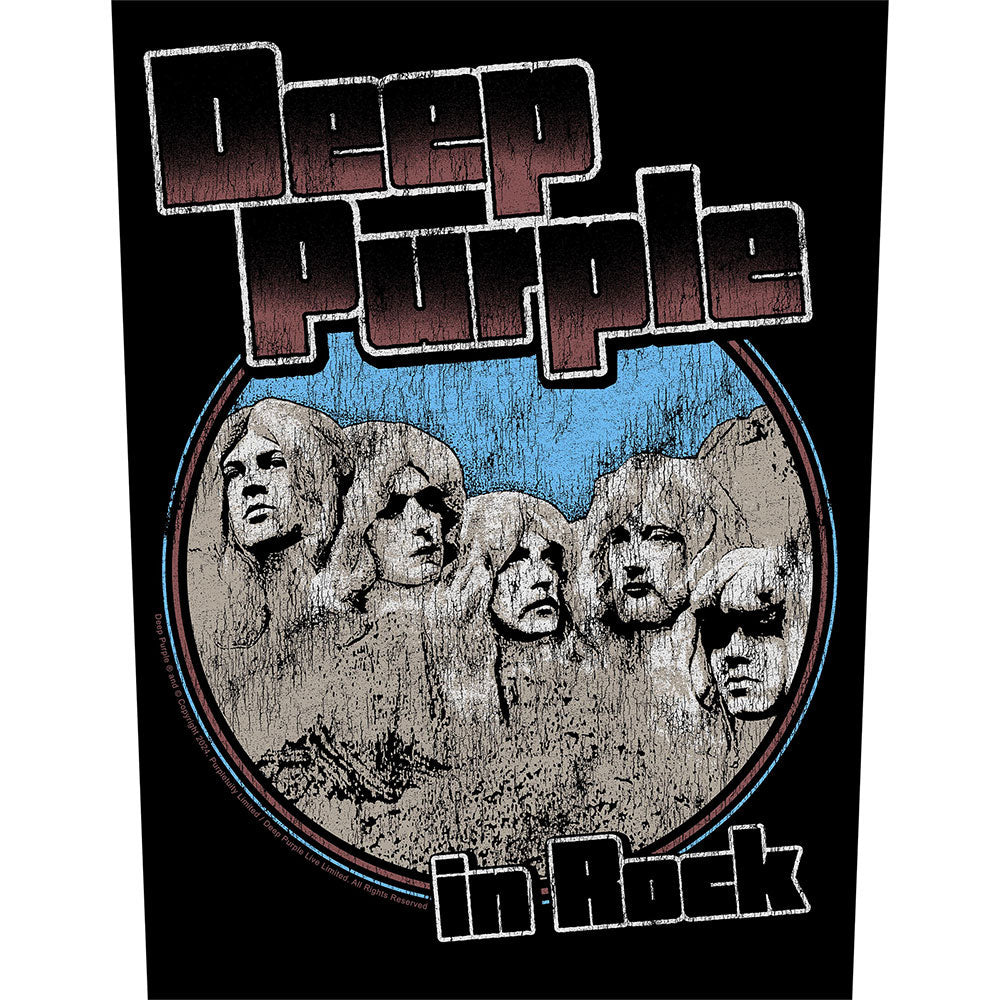 Deep Purple In Rock Back Patch Front