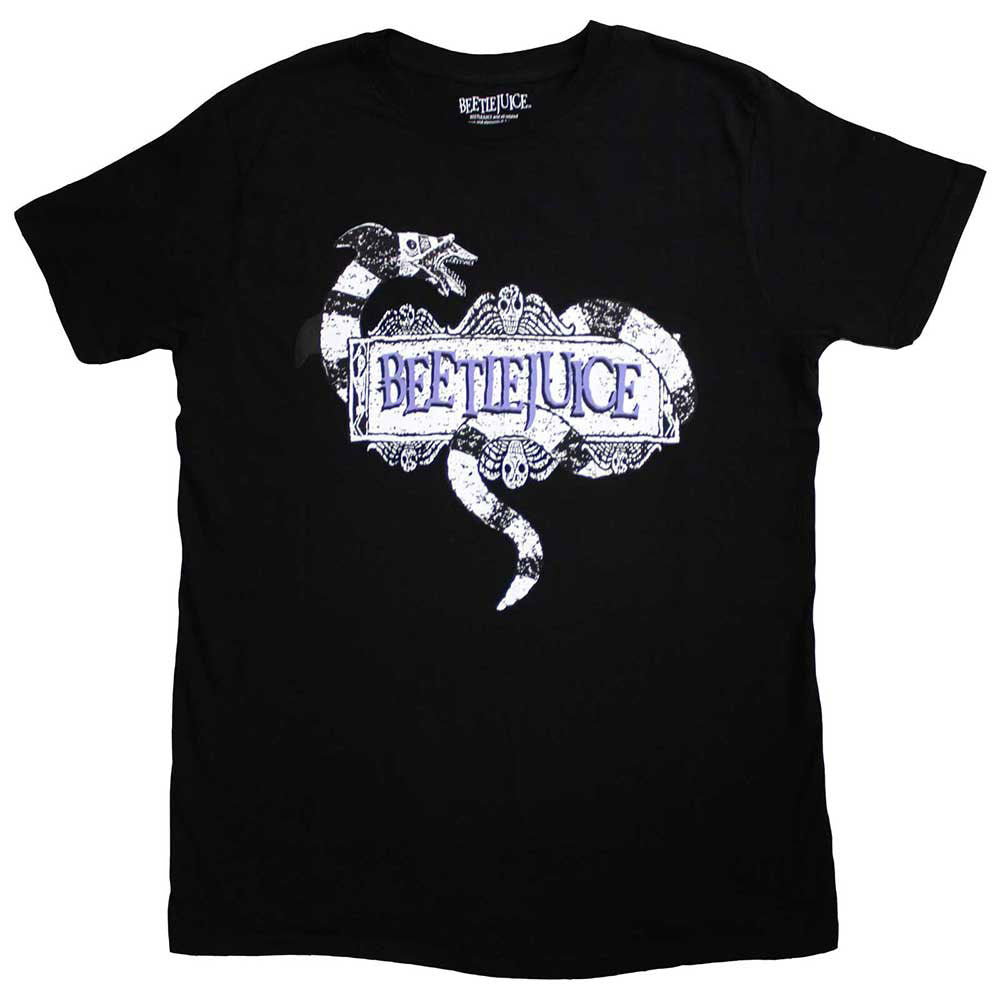 Beetlejuice Snake Badge T-shirt Front