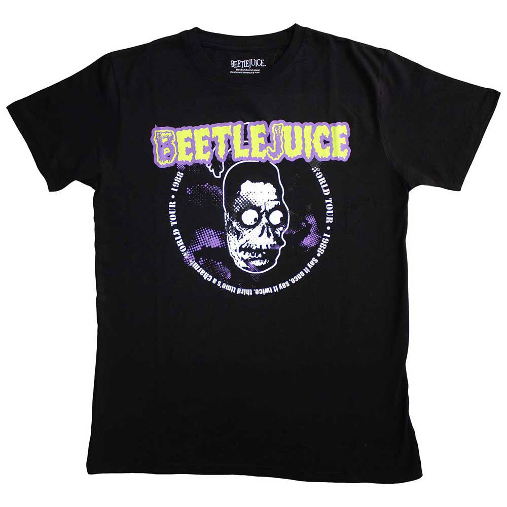 Beetlejuice 1988 World Tour T-shirt Front