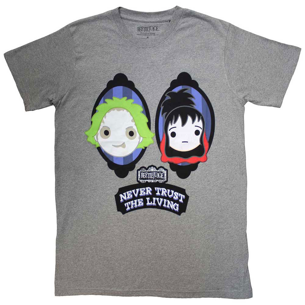 Beetlejuice Never Trust The Living T-shirt Front