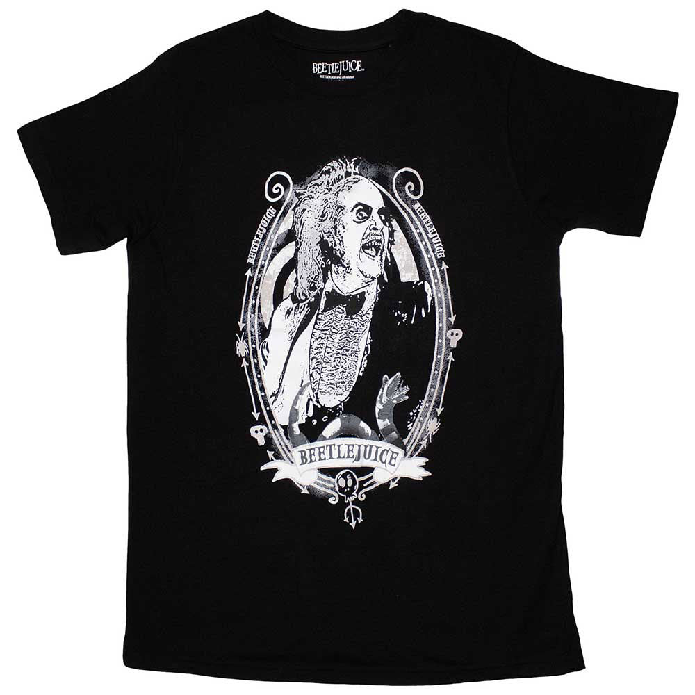 Beetlejuice Beetle Frame T-shirt Front