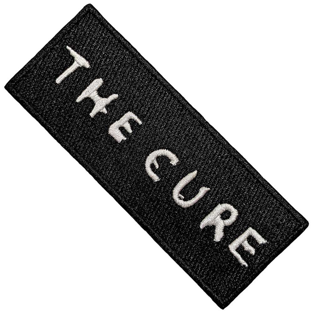 Cure Text Logo Woven Patch Front