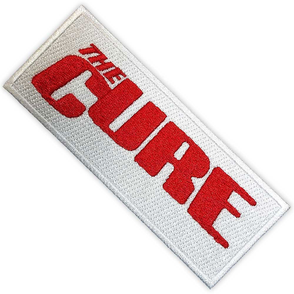 Cure Red Logo Woven Patch Front