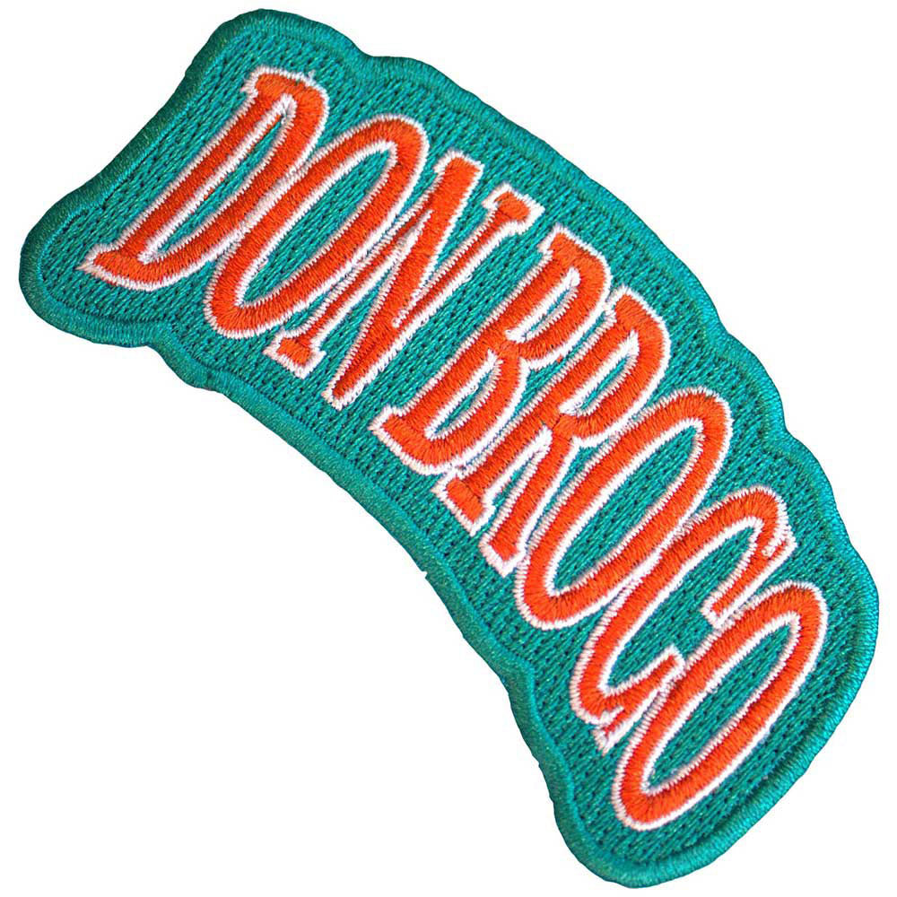 Don Broco Orange Logo Woven Patch Front