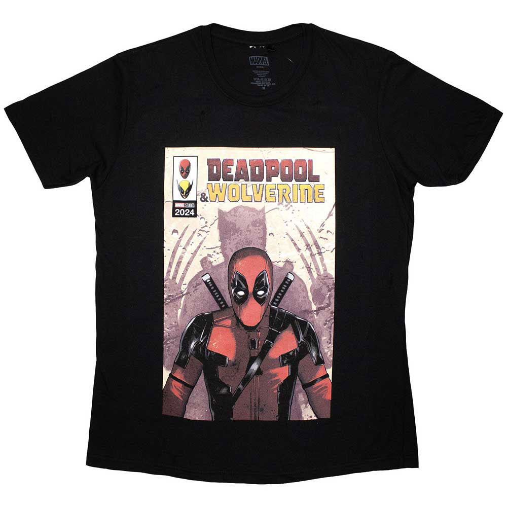 Marvel Comics Deadpool & Wolverine Comic Cover T-shirt Front