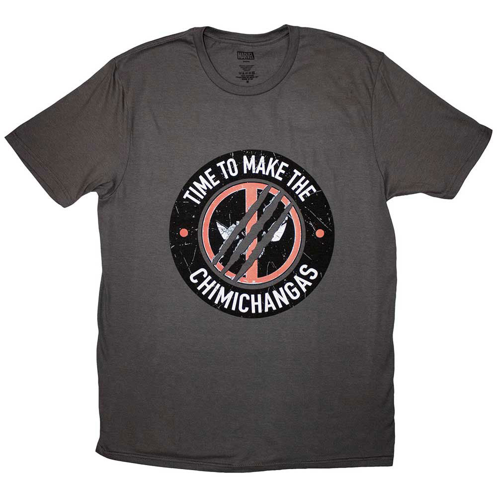 Marvel Comics Deadpool Chimichanga T-shirt Front