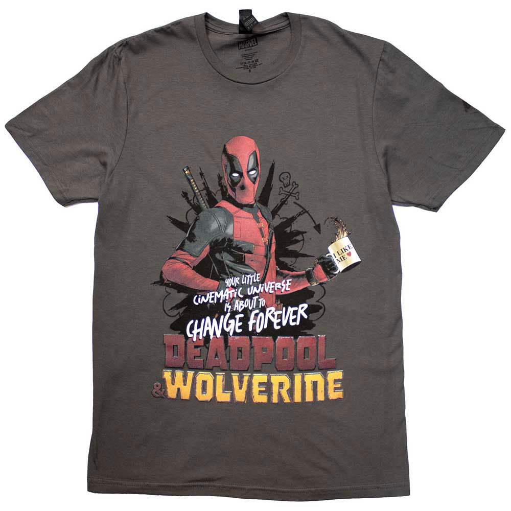 Marvel Comics Deadpool & Wolverine Change Universe T-shirt Front