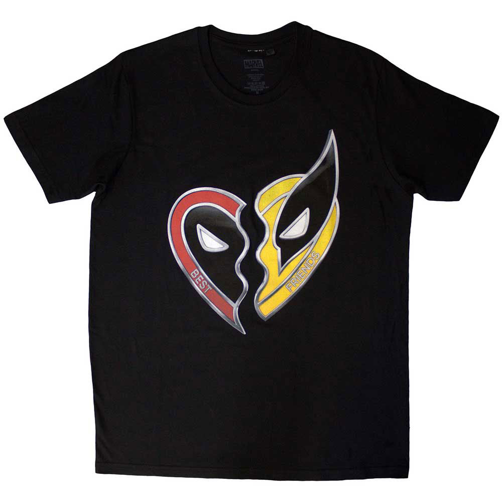 Marvel Comics Deadpool Best Friends T-shirt Front