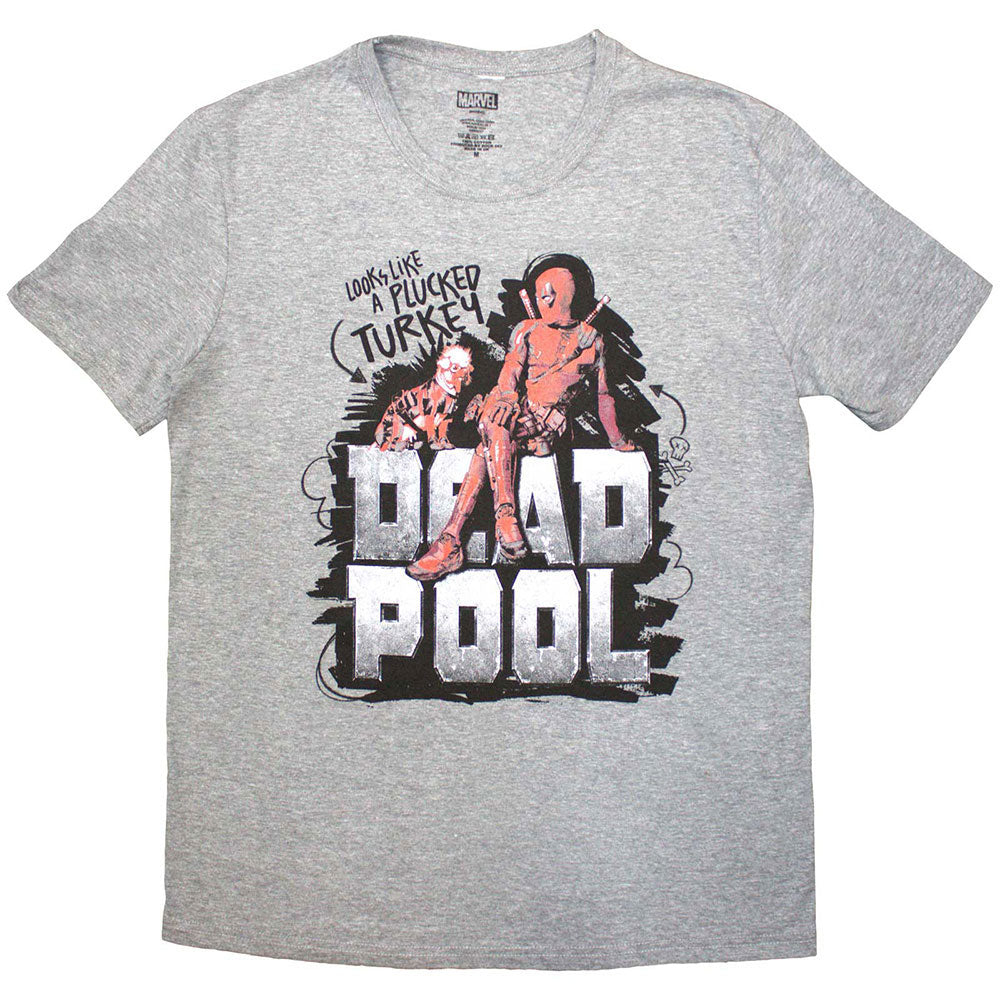 Marvel Comics Deadpool Plucked Turkey T-shirt Front