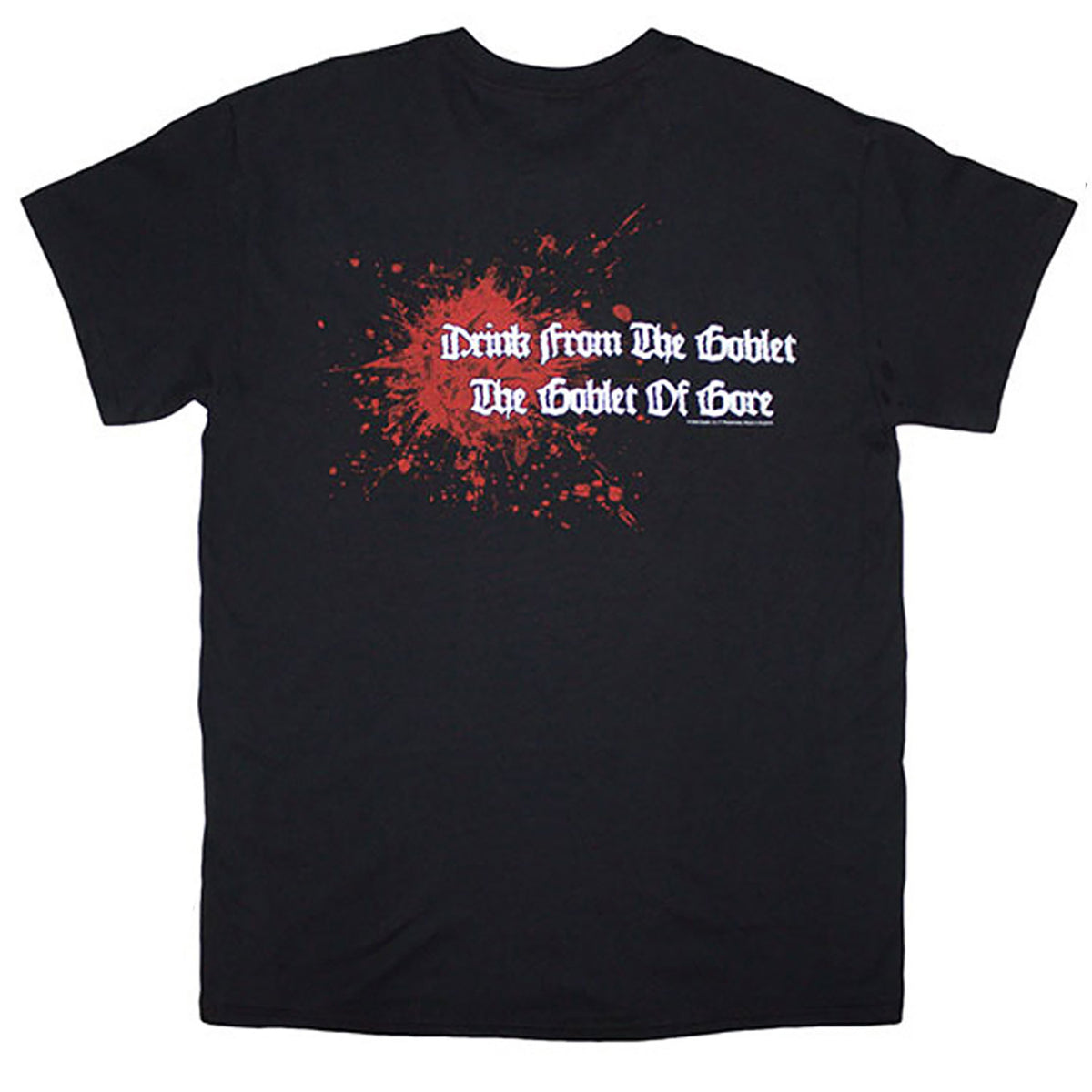 Death Scream Bloody Gore T-shirt Back