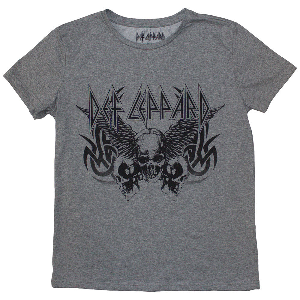 Def Leppard Tribal Skull T-shirt Front