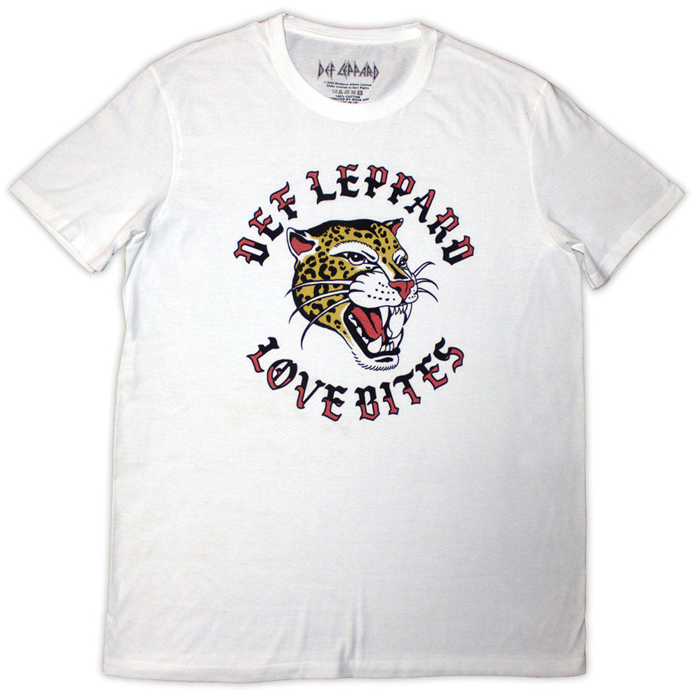 Def Leppard Love Bites Circle T-shirt Front