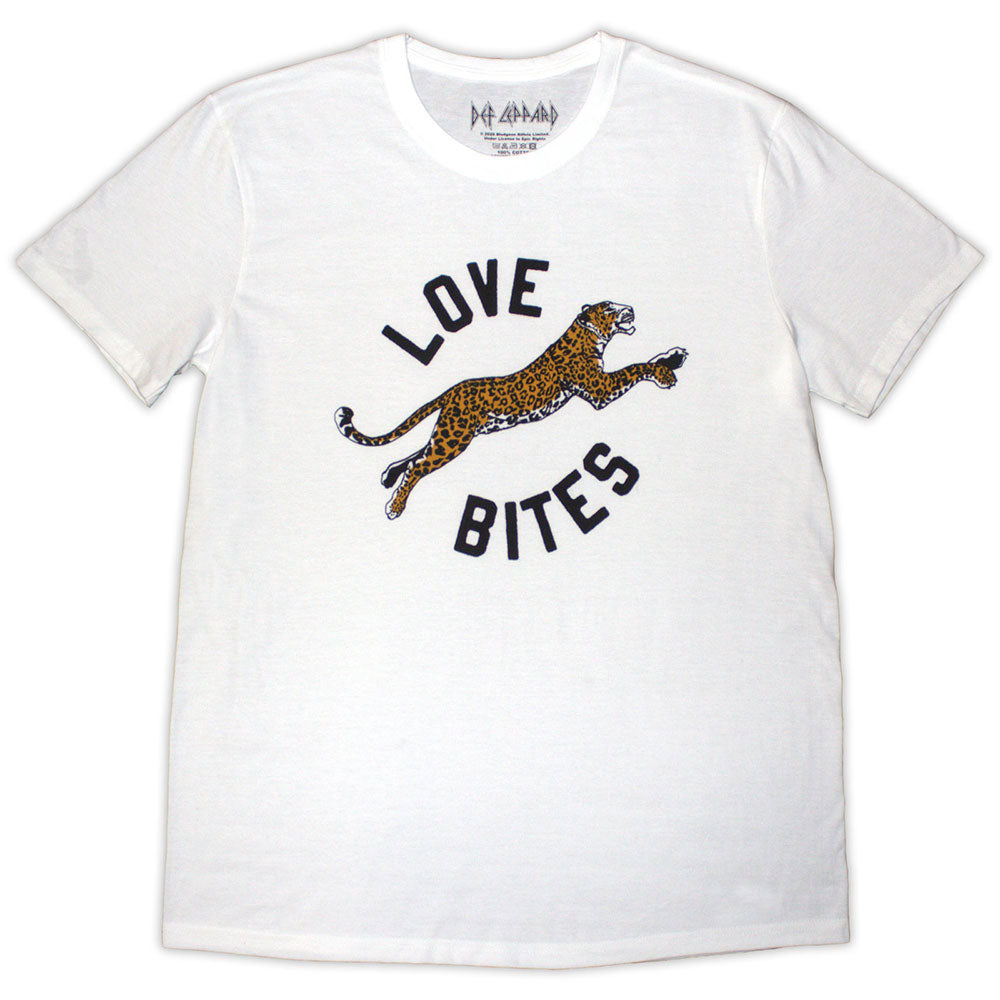 Def Leppard Love Bites Leap T-shirt Front