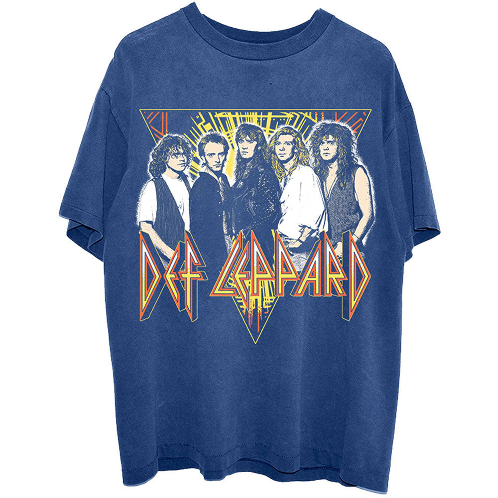 Def Leppard Band Photo T-shirt Front