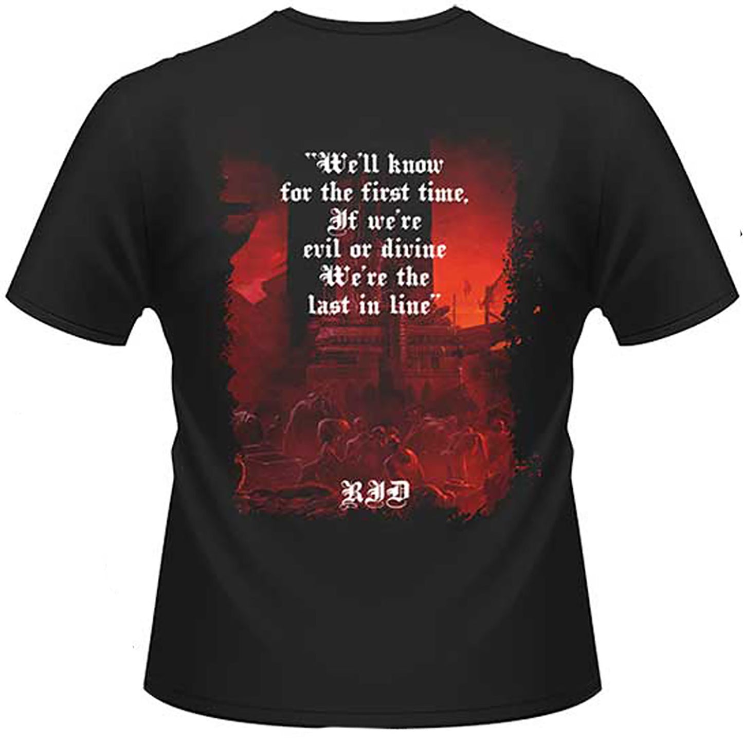 Dio Last In Line T-shirt Back