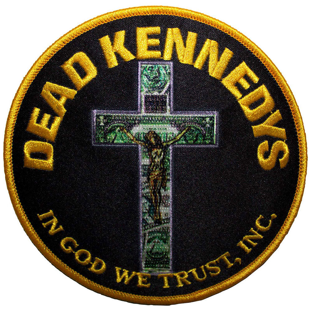 Dead Kennedys In God We Trust Inc Woven Patch Front