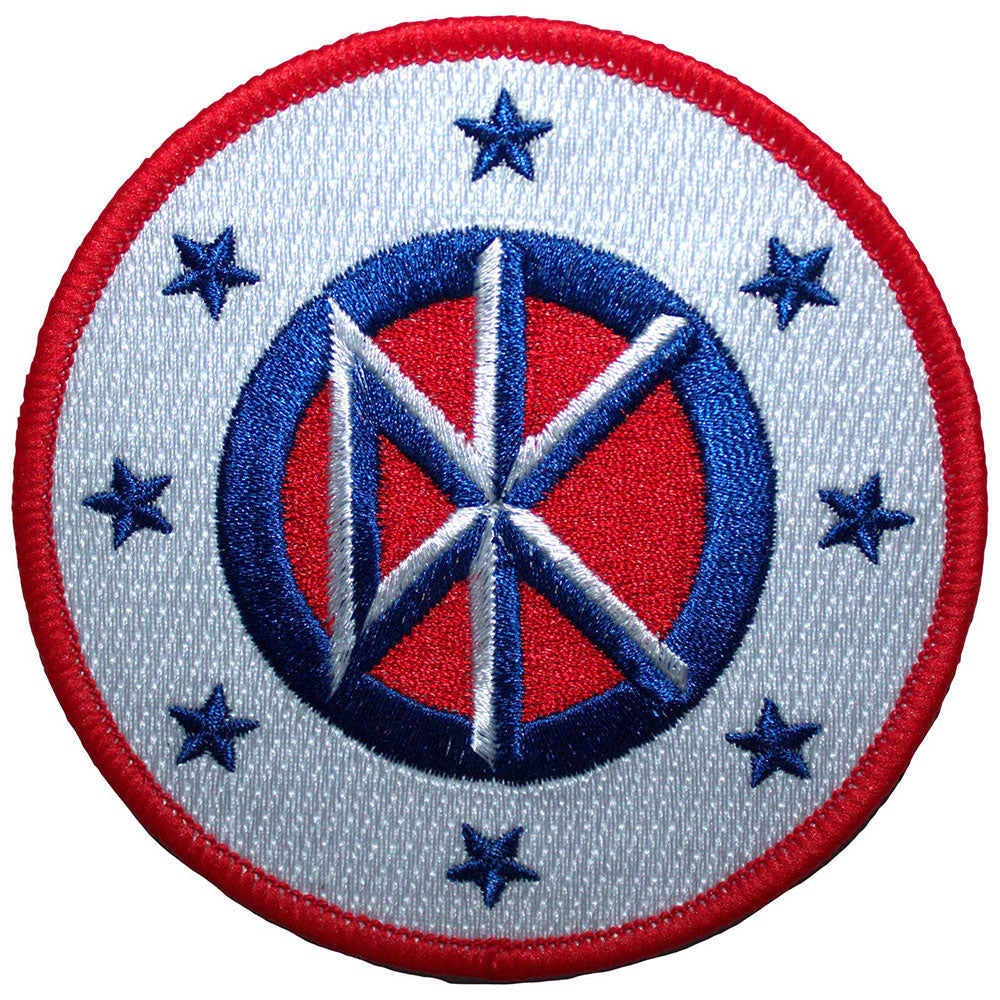 Dead Kennedys Logo & Stars Woven Patch Front