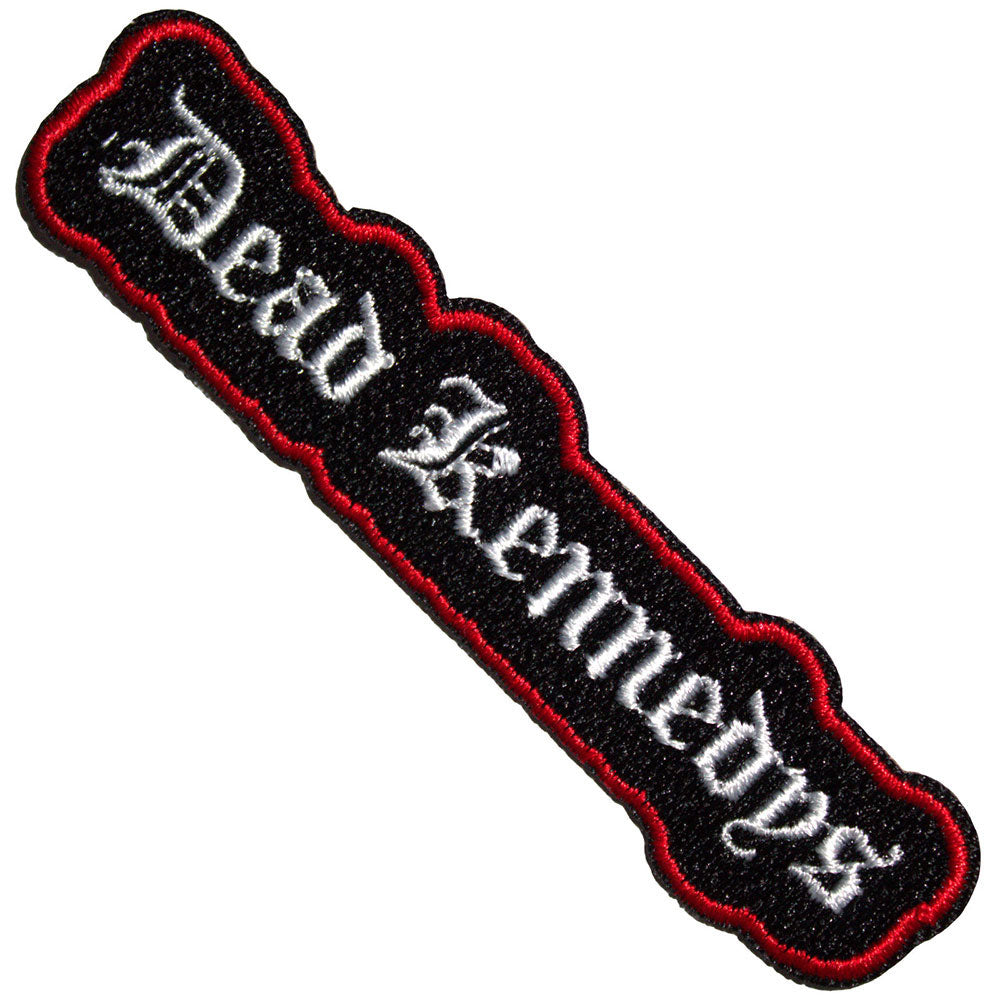 Dead Kennedys Text Logo Cut-out Woven Patch Front