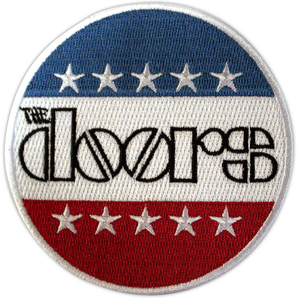 Doors Logo Stars & Stripes Woven Patch Front