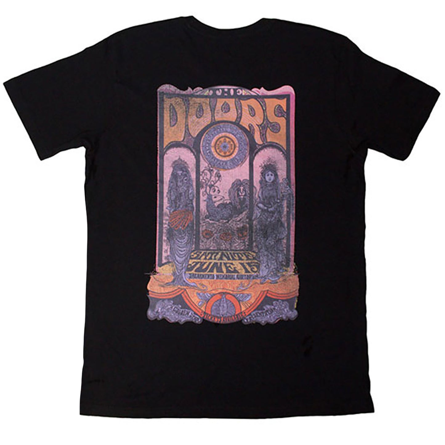 Doors Pink Orange T-shirt Back