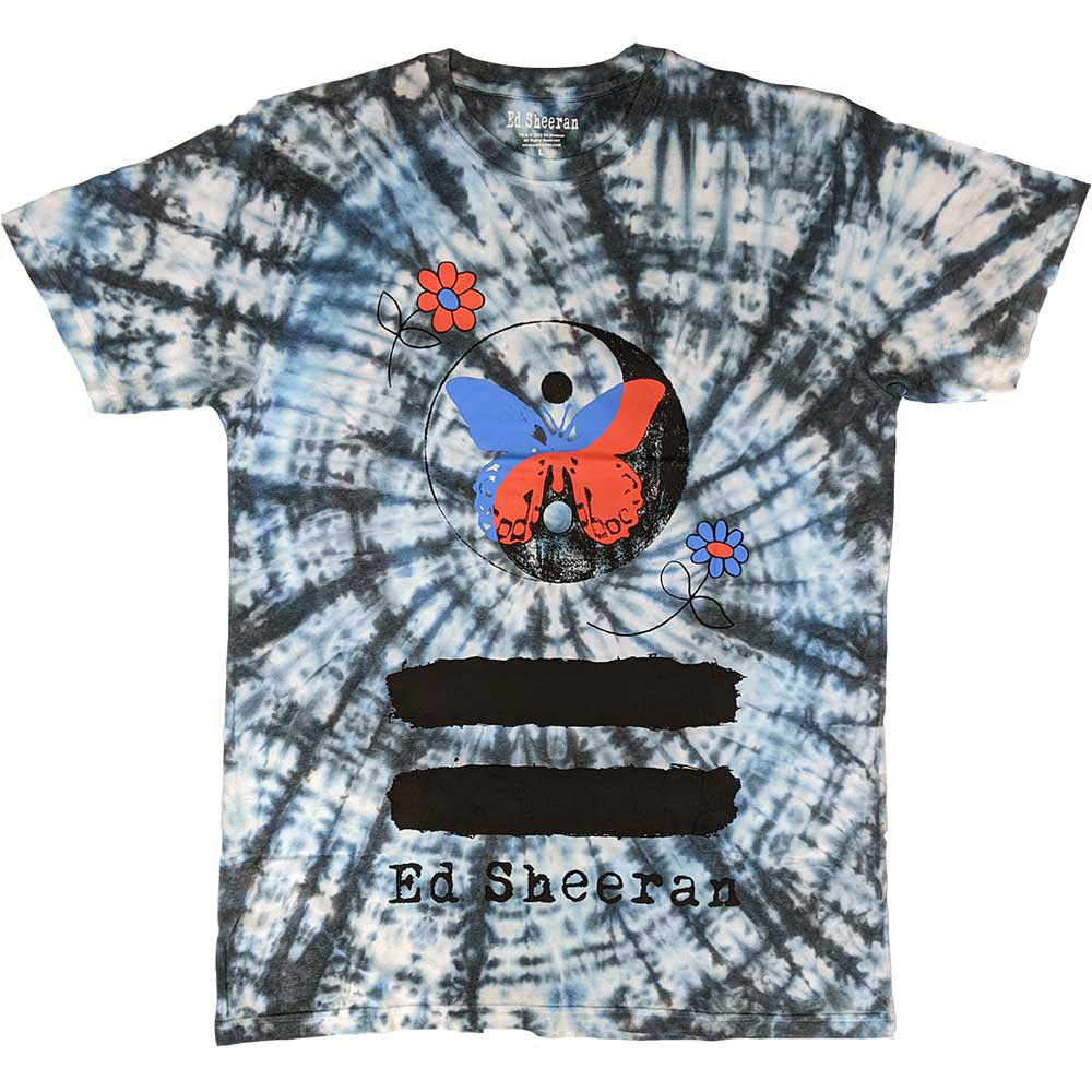 Ed Sheeran Yin & Yang Butterfly T-shirt Front