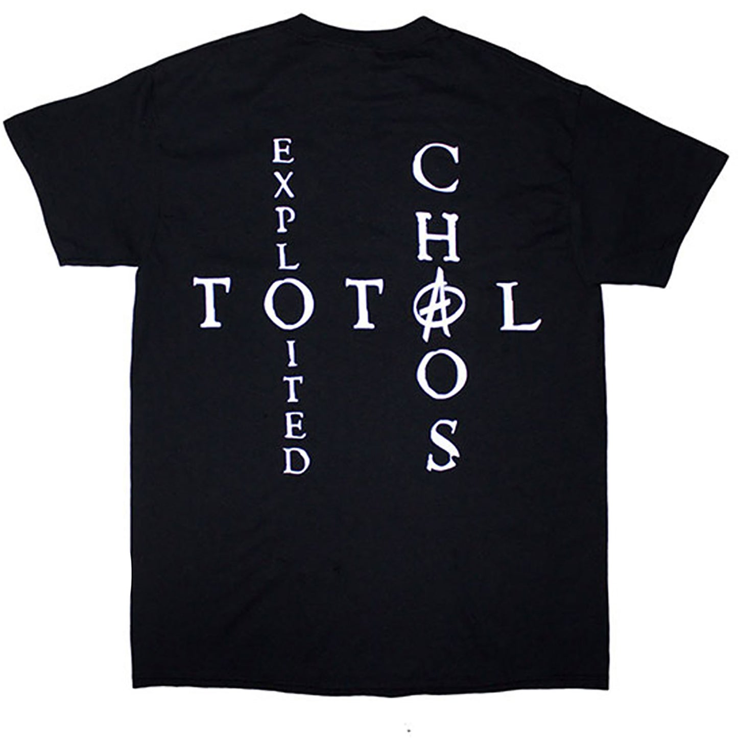 Exploited Mohican Skull T-shirt Back