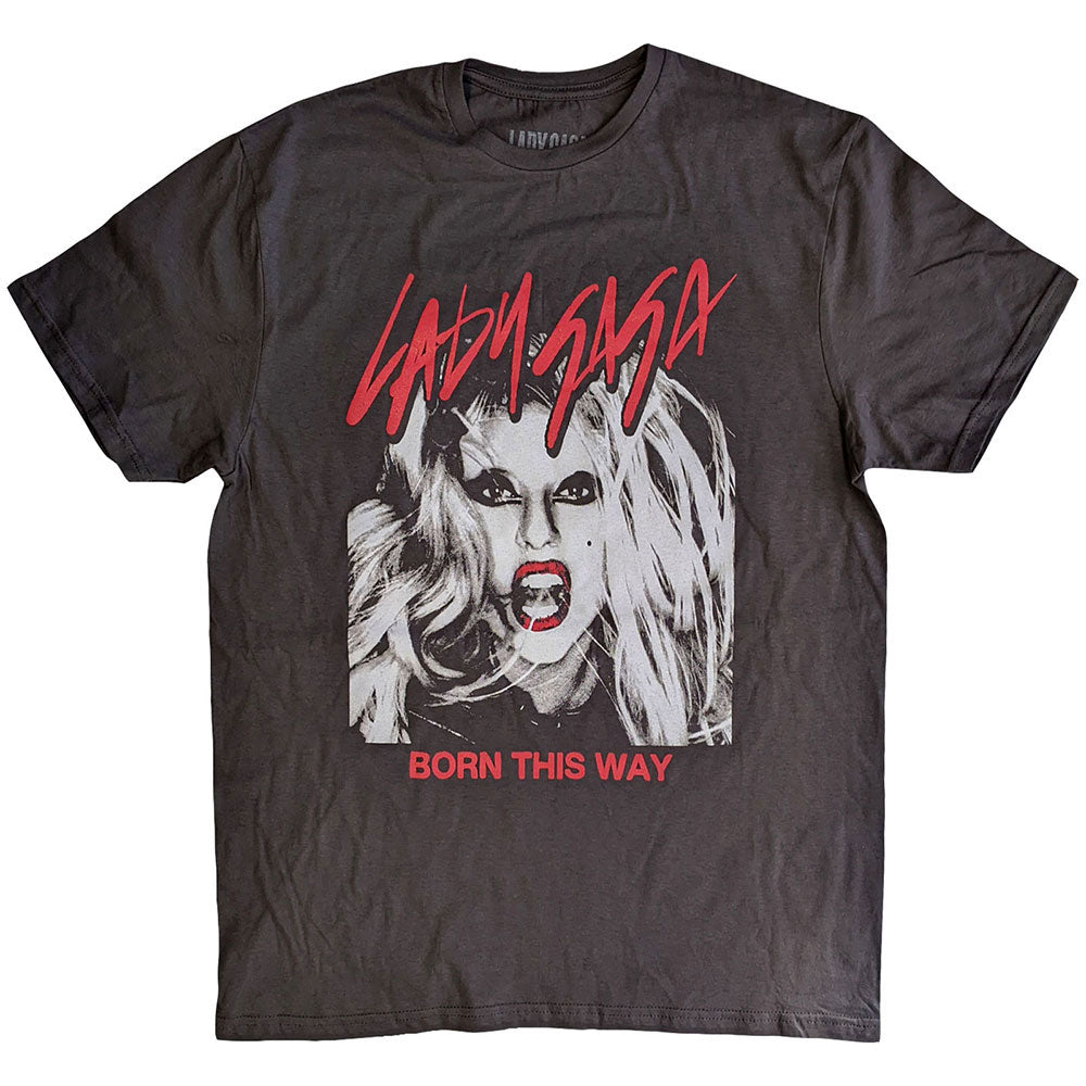 Lady Gaga Born This Way Photo T-shirt Front