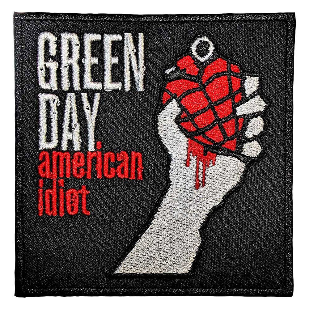 Green Day American Idiot Woven Patch Front