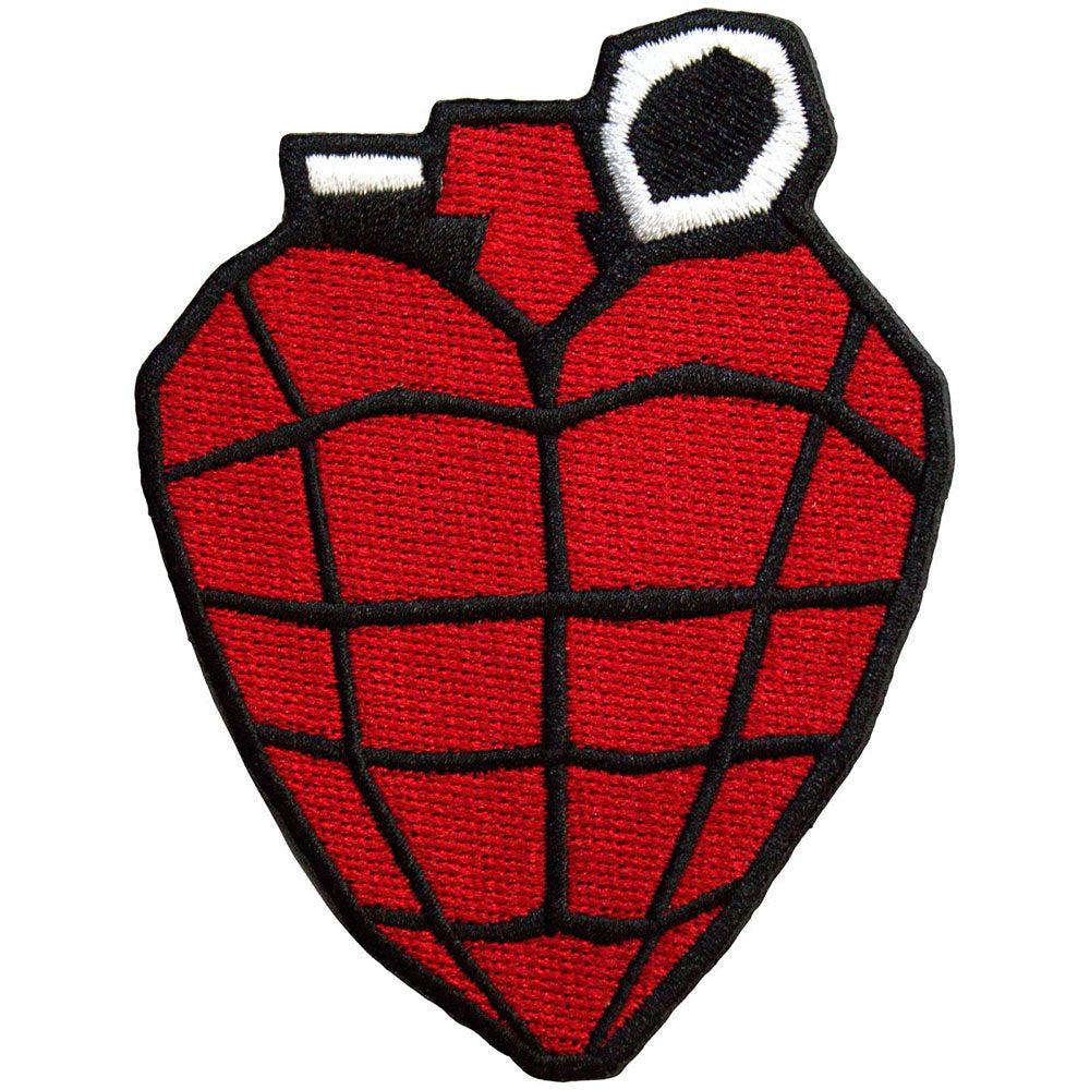 Green Day Grenade Woven Patch Front
