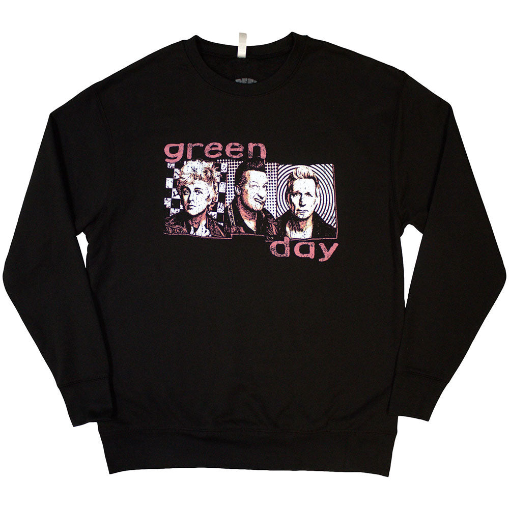 Green Day 80's Summer Photo Sweatshirt Front