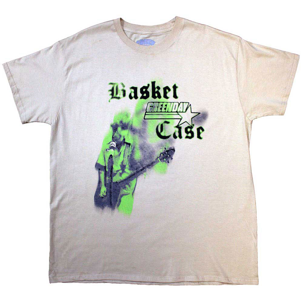 Green Day Basket Case Mic Stand T-shirt Front
