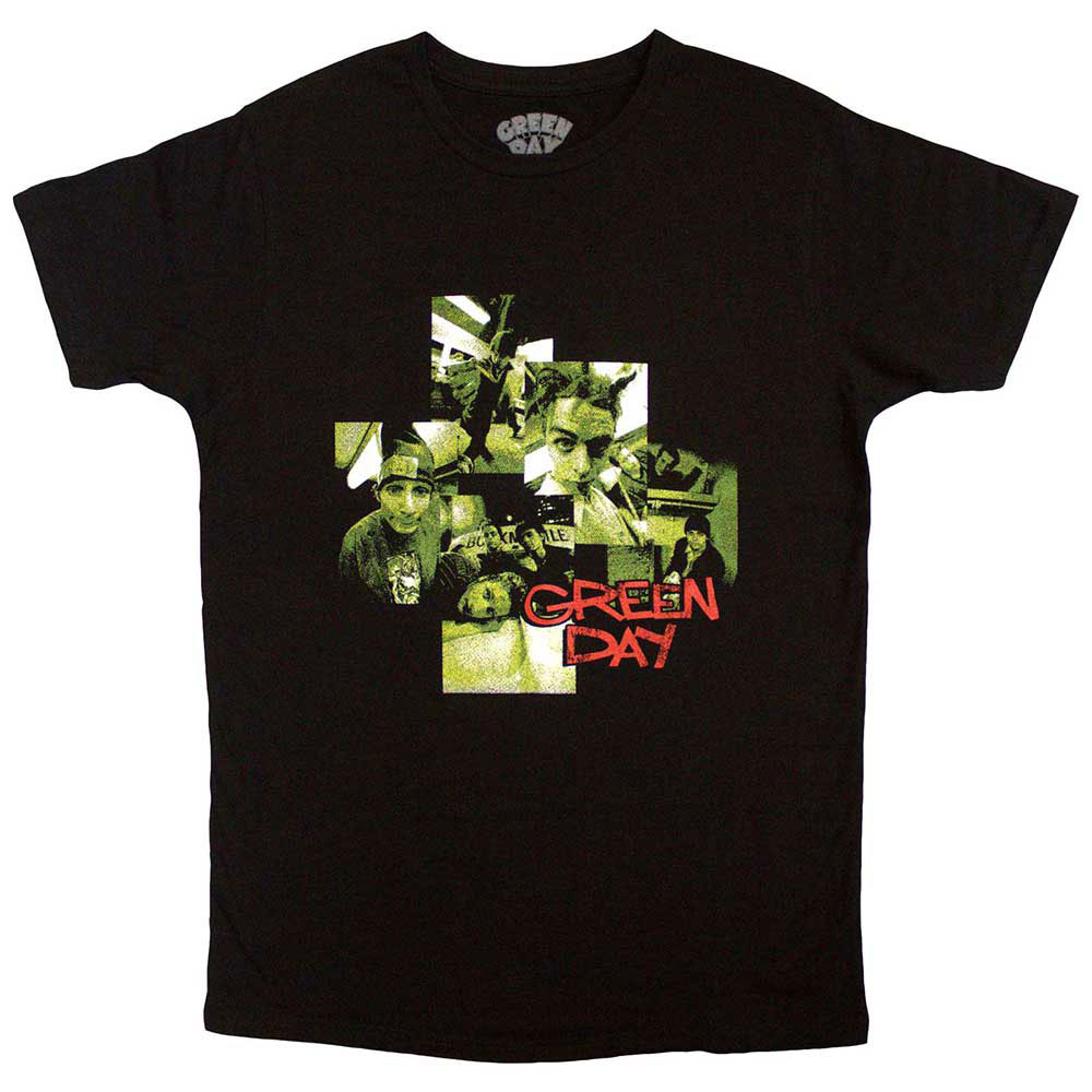 Green Day Photo Montage T-shirt Front