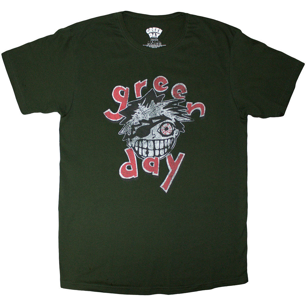 Green Day Eye Patch T-shirt Front