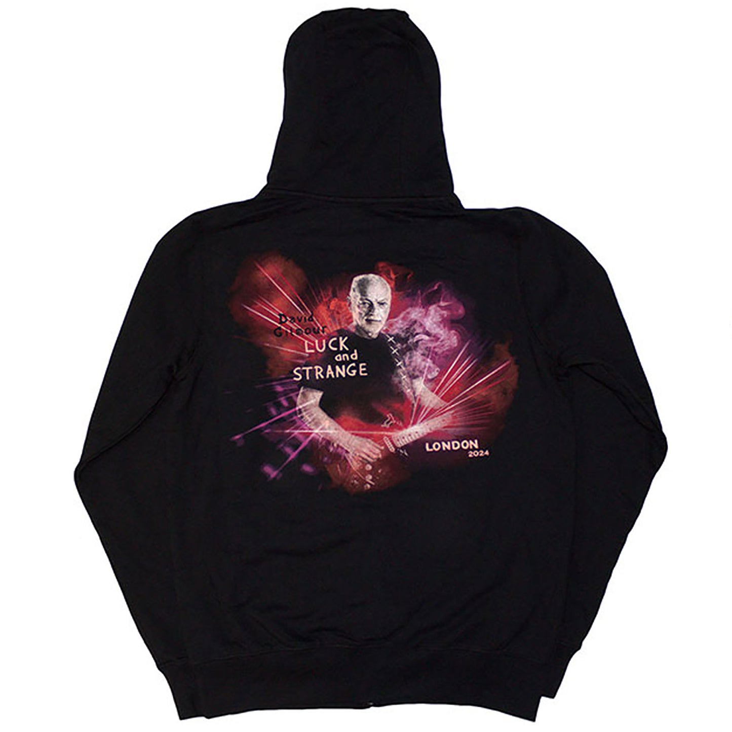 David Gilmour Luck & Strange London Hooded Sweatshirt Back