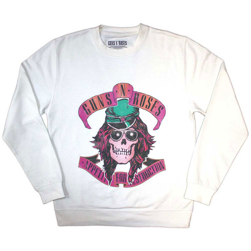 Guns N Roses Axl Skull Sweatshirt Front