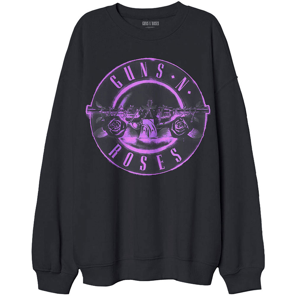 Guns N Roses Pink Bullet Sweatshirt Front