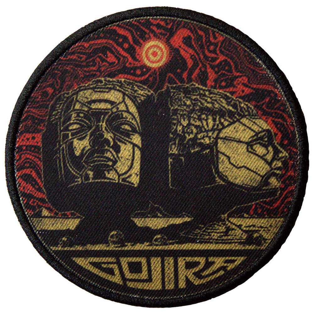 Gojira Scuplted Heads Woven Patch Front