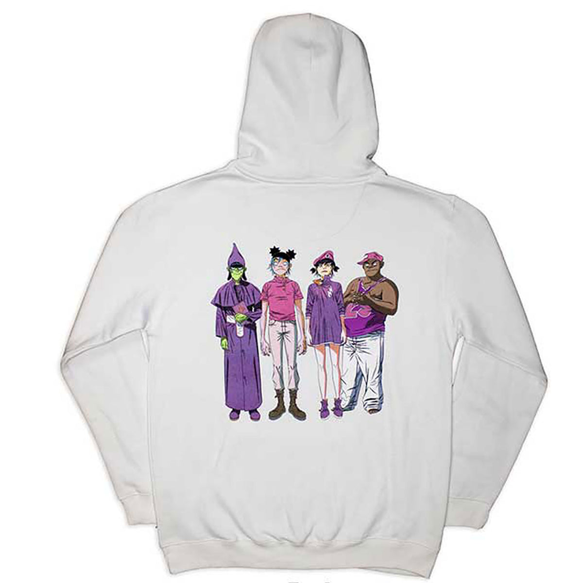 Gorillaz Cracker Island Hooded Sweatshirt Back