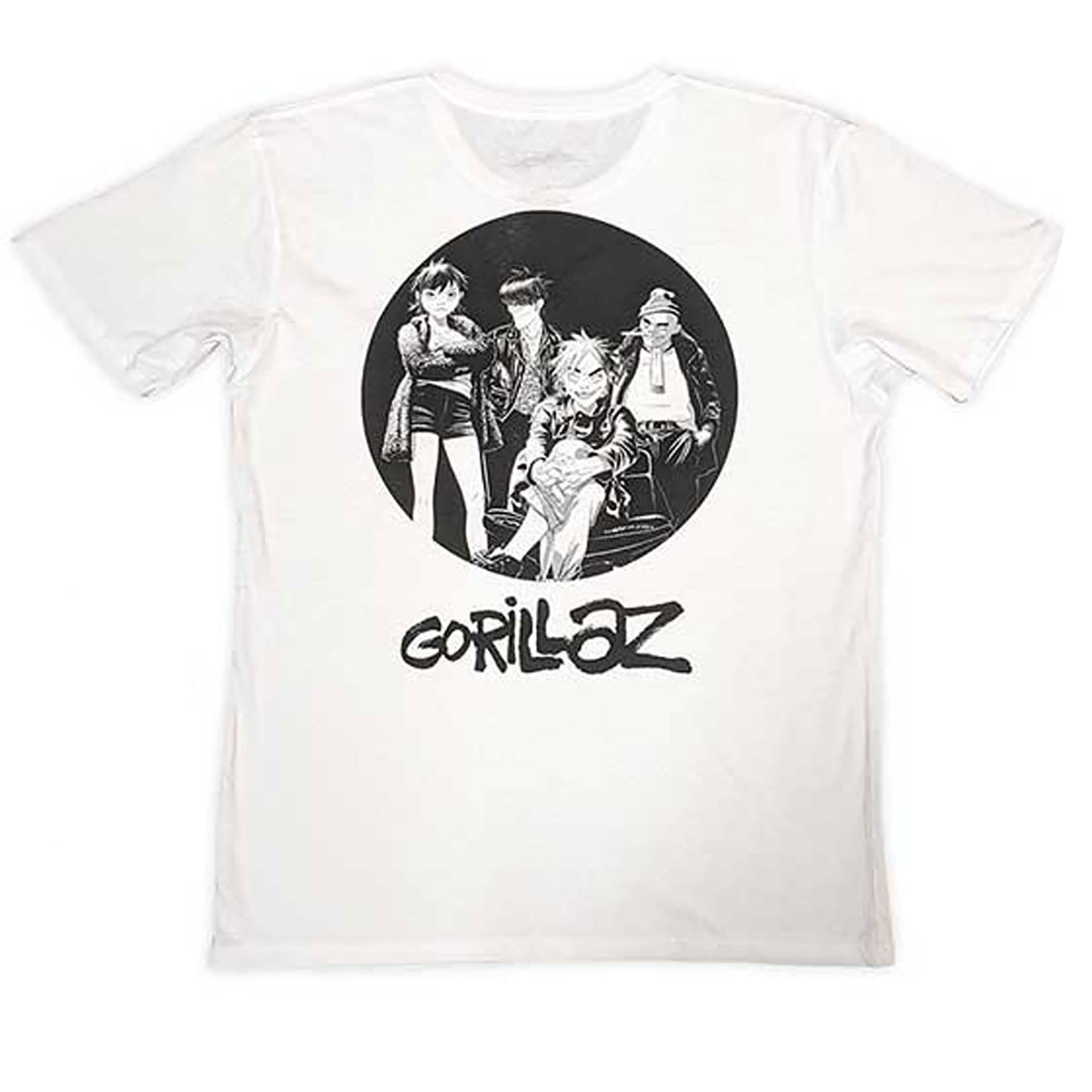Gorillaz Song Machine Brush Logo T-shirt Back