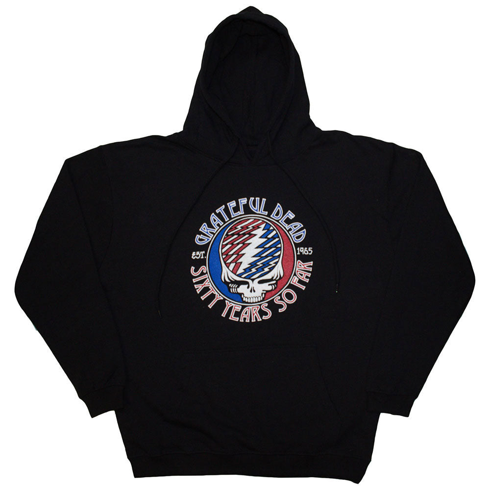 Grateful Dead Stealie 60 Hooded Sweatshirt Front