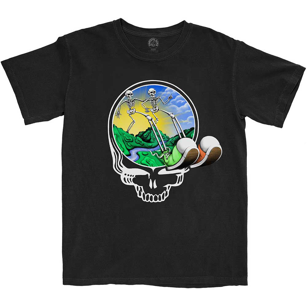 Grateful Dead Skeles Stepping T-shirt Front