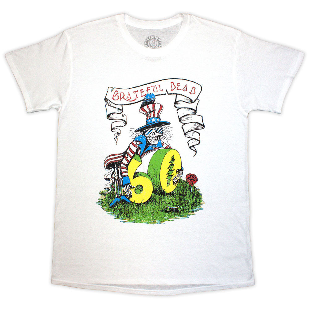 Grateful Dead 60th Rose Pose T-shirt Front