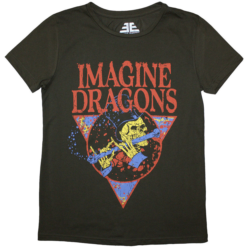 Imagine Dragons Skeleton Flute T-shirt Front