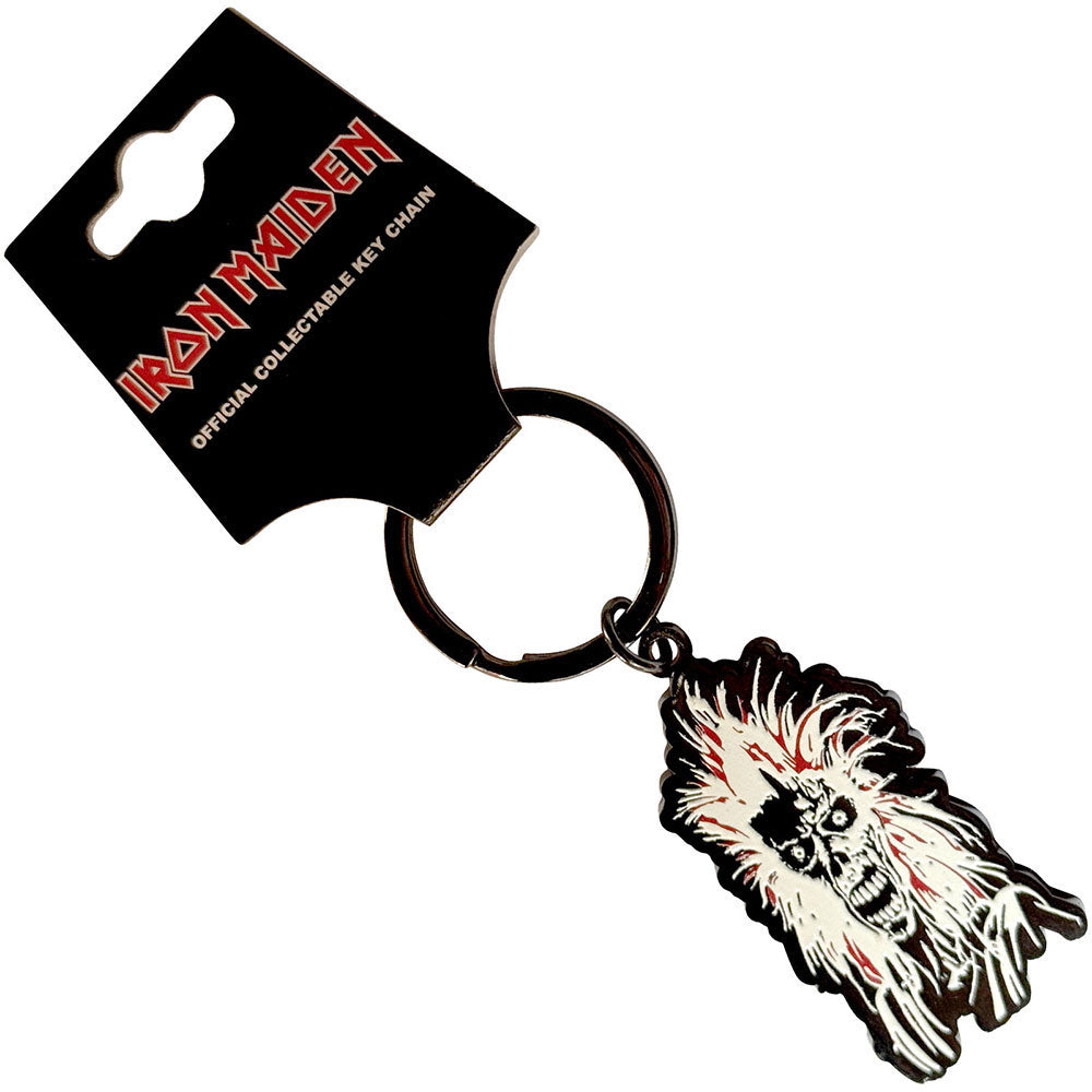 Iron Maiden Eddie Metal Key Chain Front