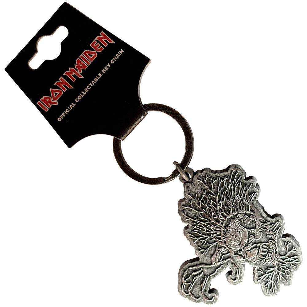 Iron Maiden Fear Of The Dark Eddie Metal Key Chain Front
