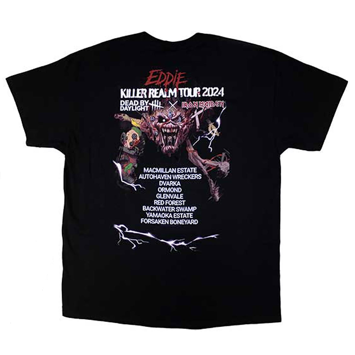 Iron Maiden Dead By Daylight Killer Realm T-shirt Back