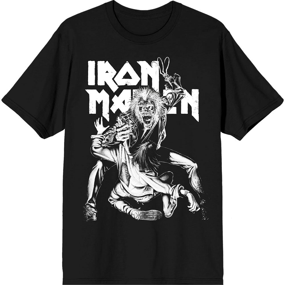 Iron Maiden No Prayer Claw Crop T-shirt Front