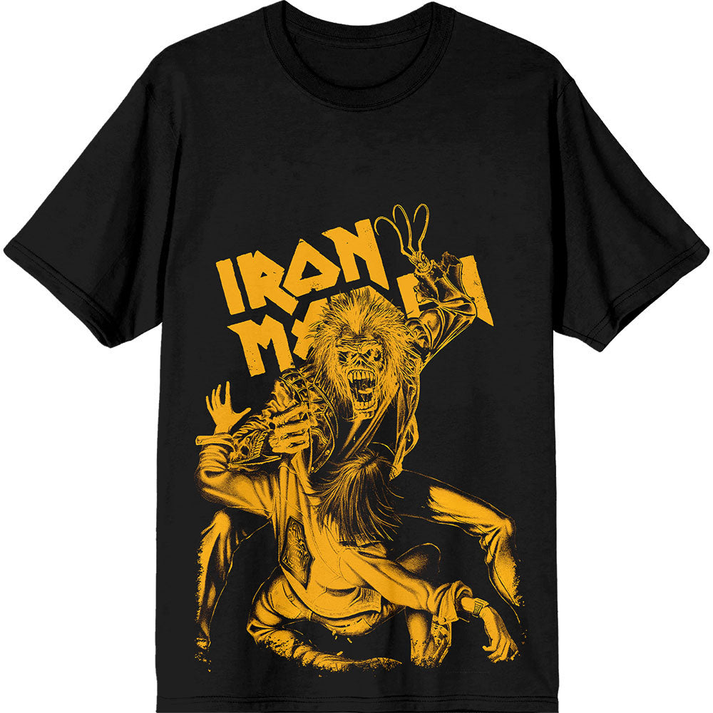 Iron Maiden No Prayer Claw Jumbo Yellow T-shirt Front