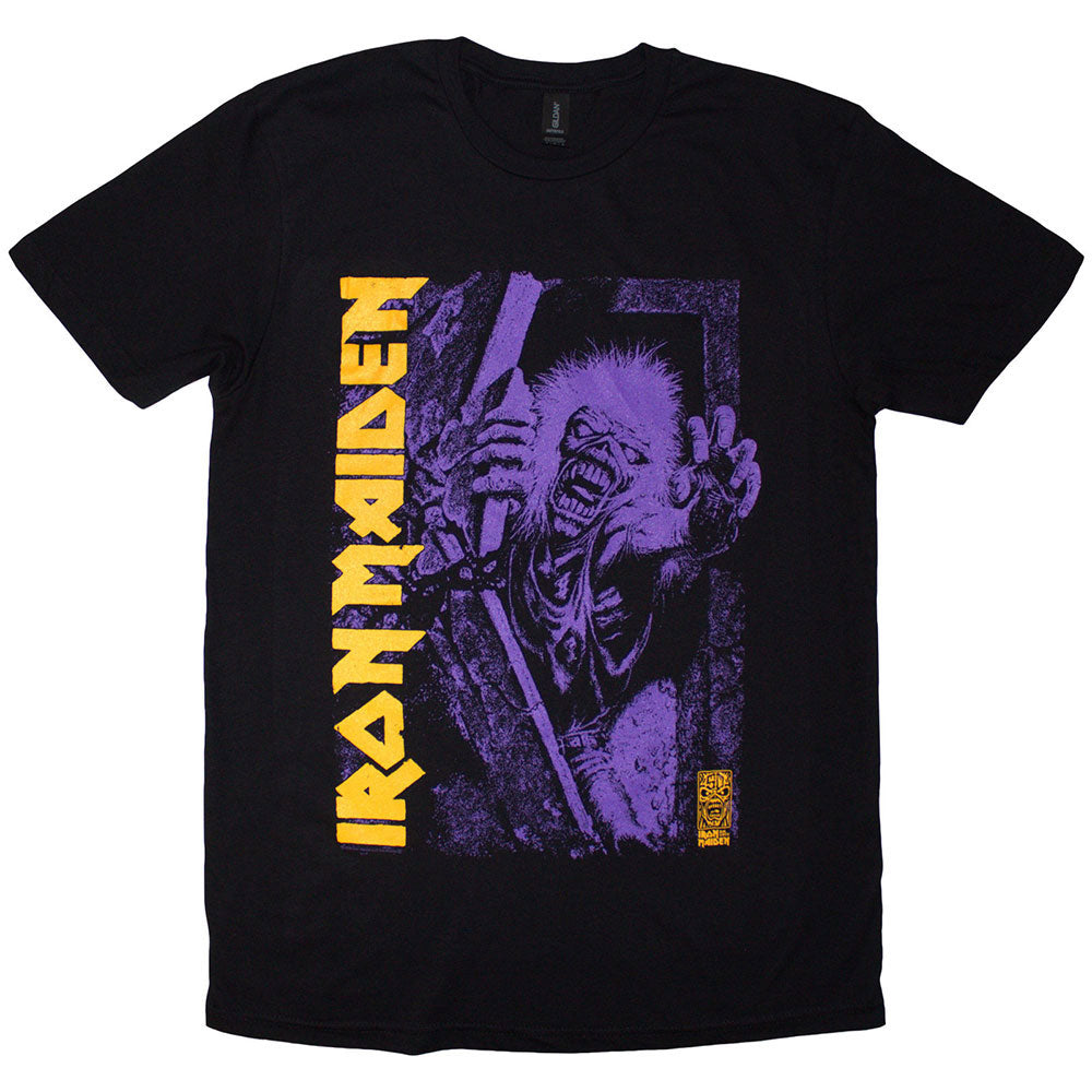 Iron Maiden Est. 1975 No Prayer Grave Purple T-shirt Front