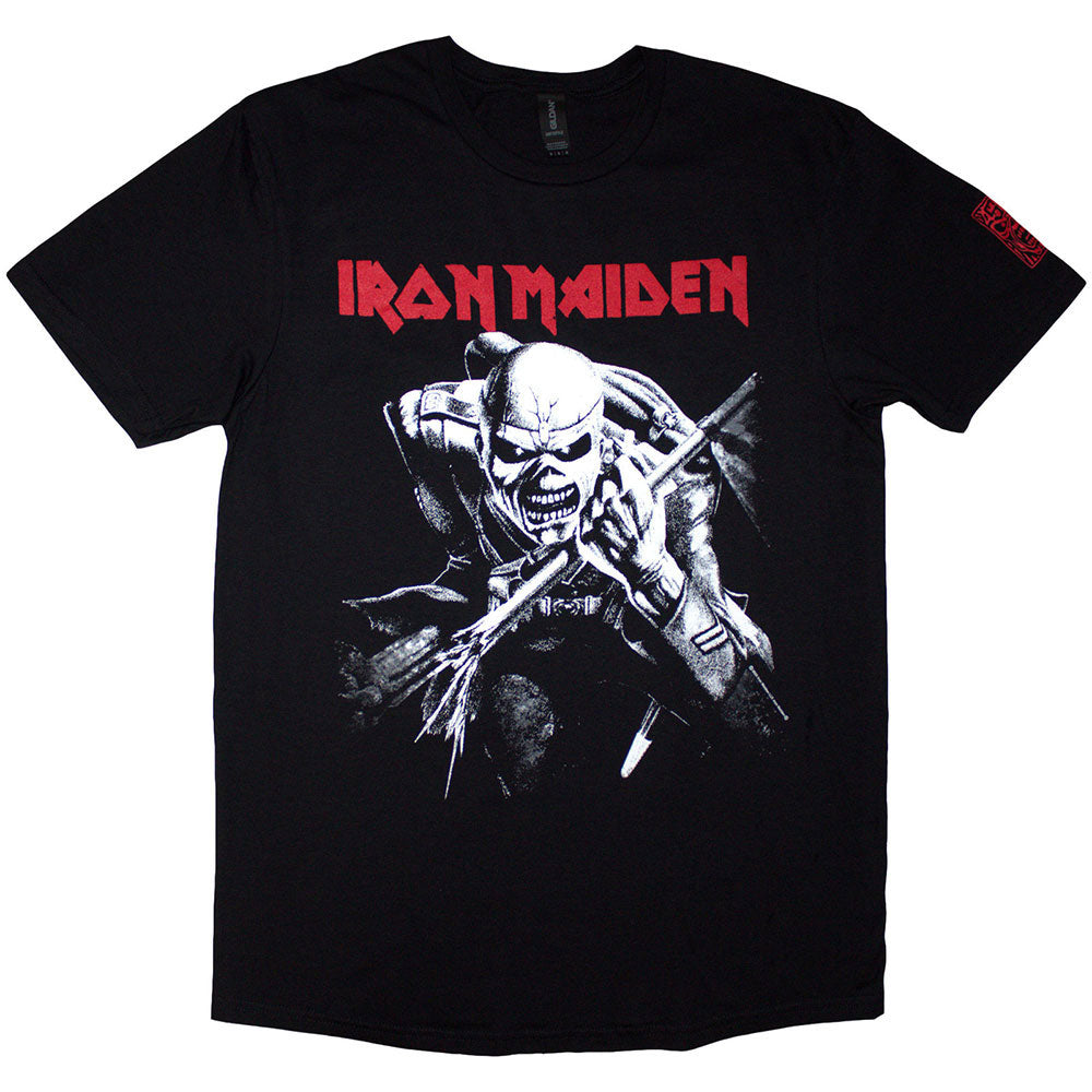 Iron Maiden 50 Trooper Charge White T-shirt Front